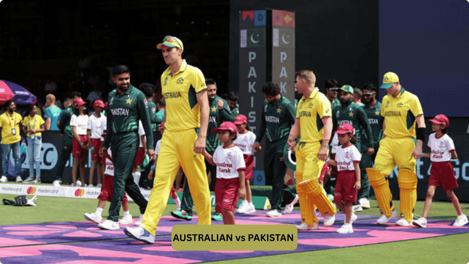 Australian men’s cricket team vs Pakistan national cricket team match scorecard 