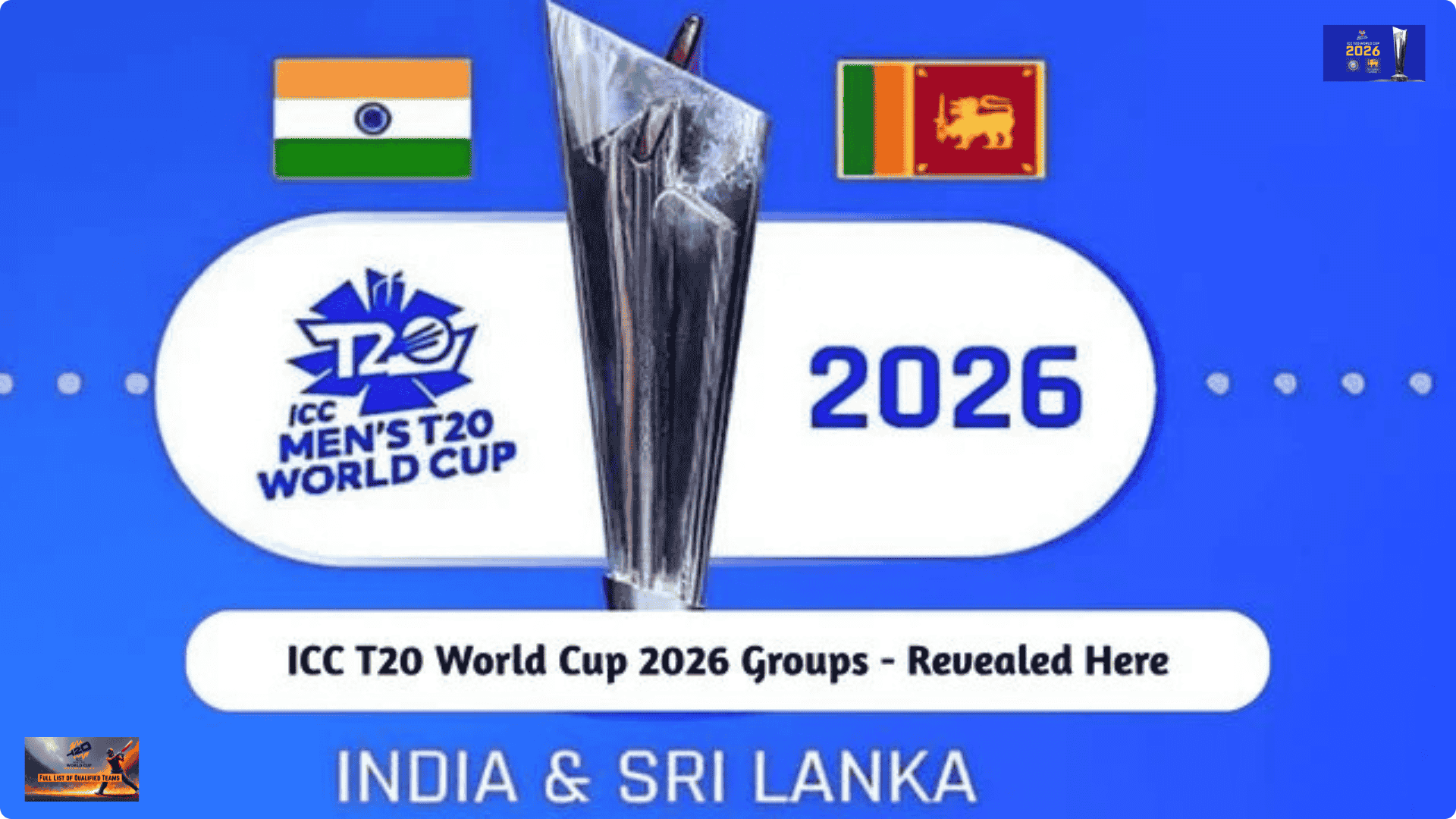 T20 Cricket World Cup 2026 Schedule 