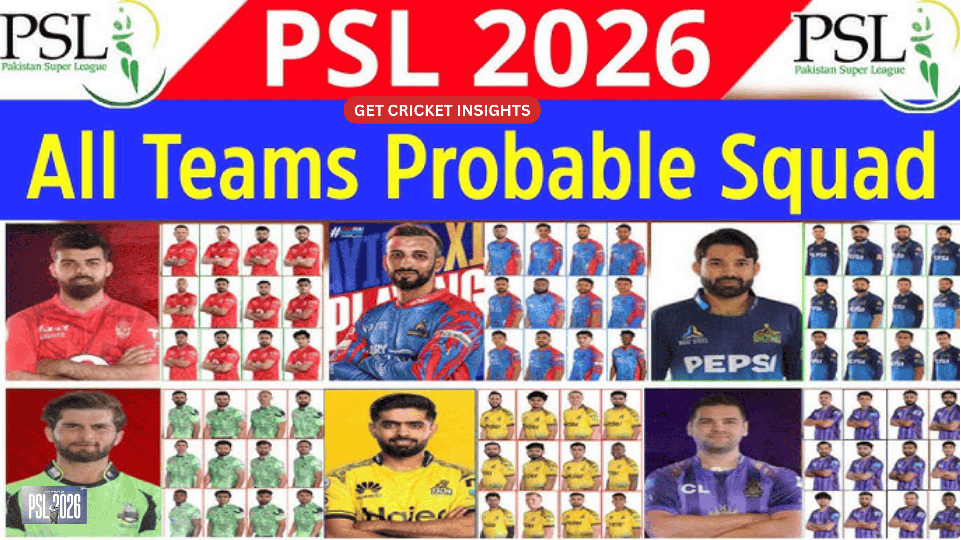 PSL 2026 new players