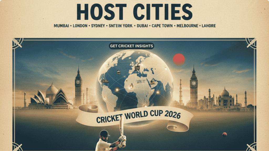 Cricket World Cup 2026 Official Announcement