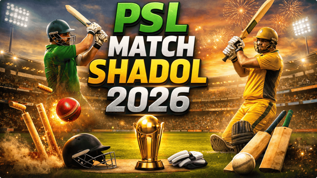 PSL Match Shadol 2026 