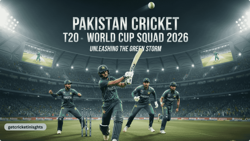Pakistan Cricket T20 World Cup Squad 2026 