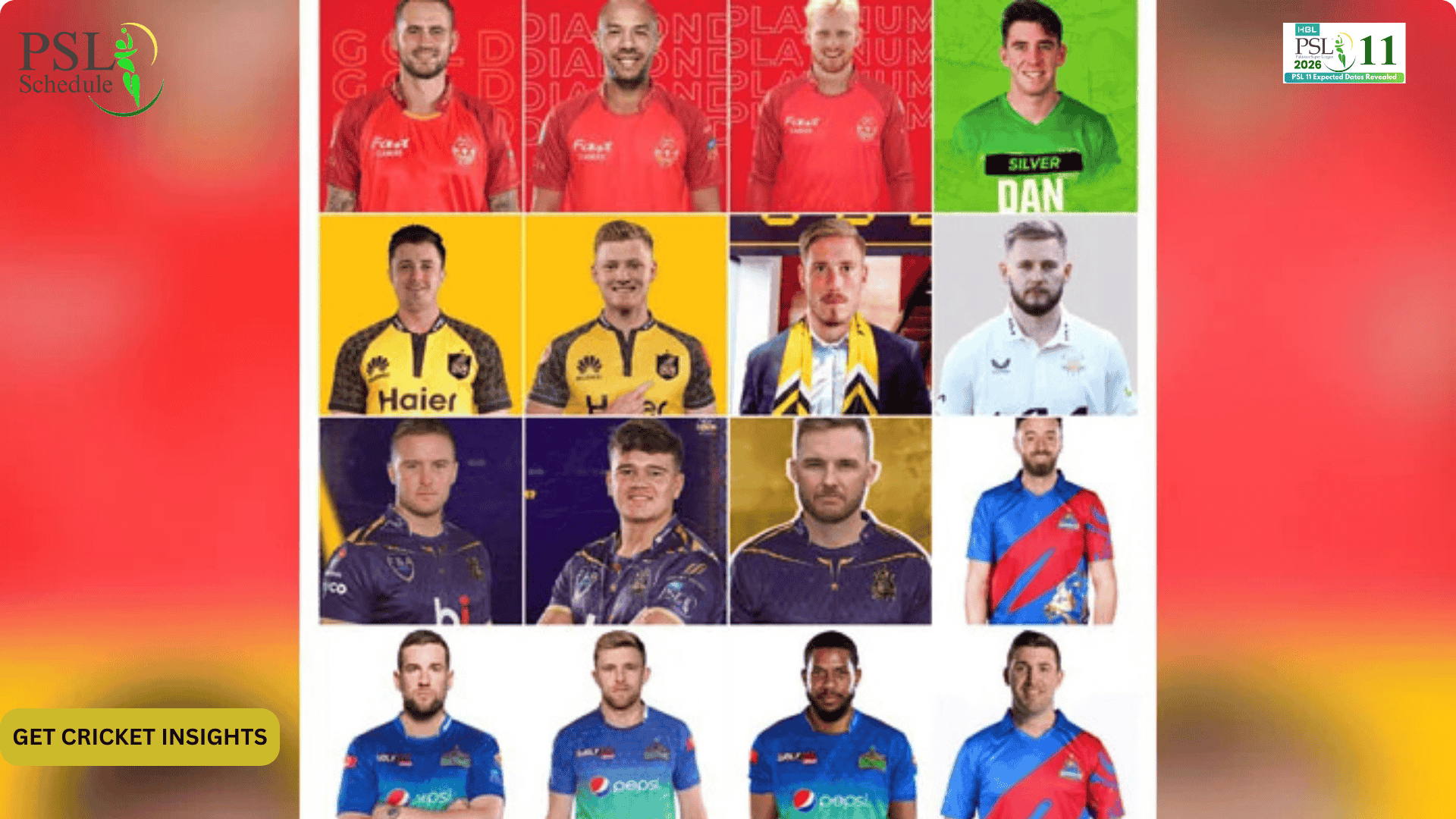 PSL 2026 new players