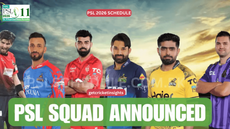 PSL 2026 Squad