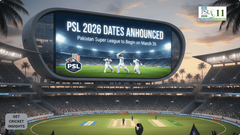 PSL 2026 Dates Announced