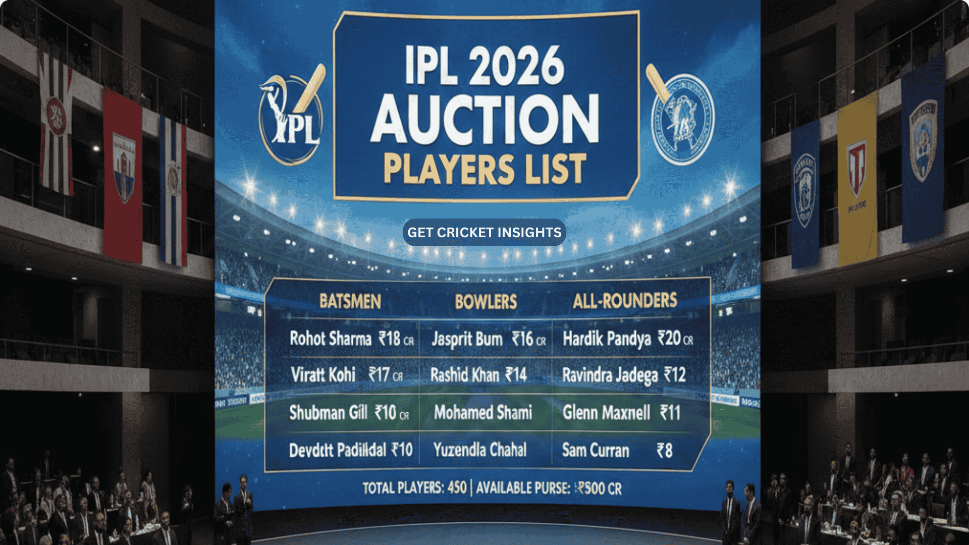IPL 2026 to Be Held Between March 26 and May 31