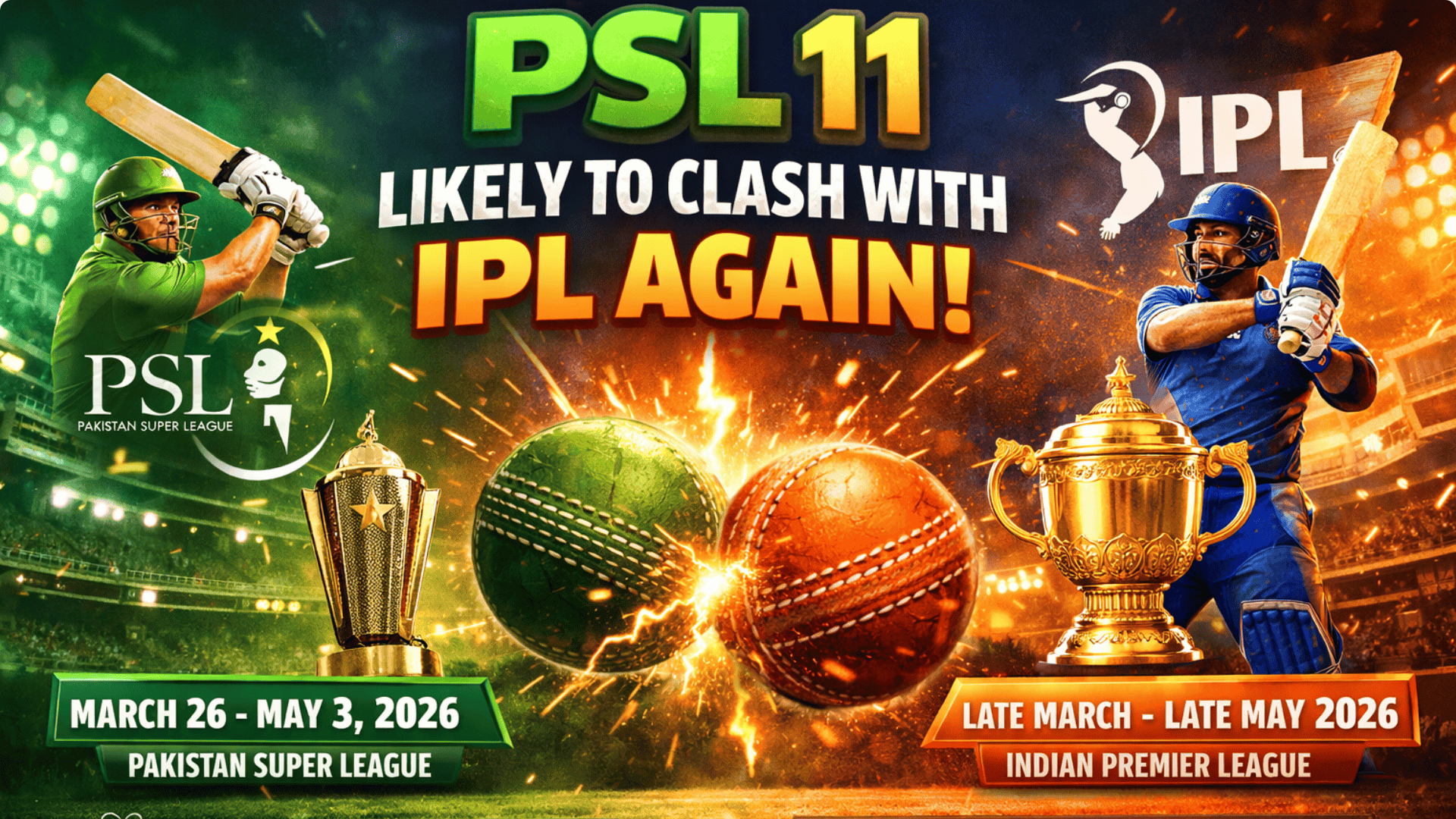 PSL 11 Likely to Clash With IPL Again